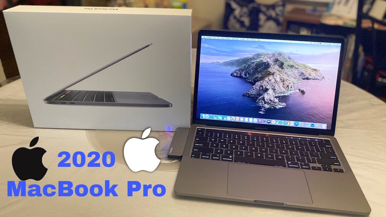 Space Grey 2020 Macbook Pro 13 inch Base Model Unboxing| This is a