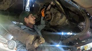 Kenworth T800 clutch job.