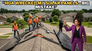 HOA Ordered My Solar Panels Destroyed — They Didn’t Expect Me to Shut Down Their Whole Neighborhood