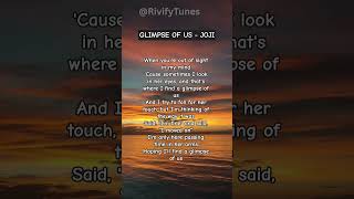 Glimpse of us - Joji #lyrics #joji #glimpseofusjoji