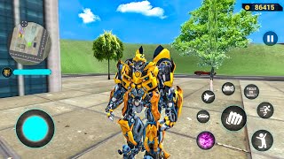 Bumblebee Multiple Transformation Jet Robot Car Game 2020 - Android Gameplay