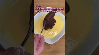 Torta magica alla Nutella con solo 3 ingredienti tortamagica tortaallanutella