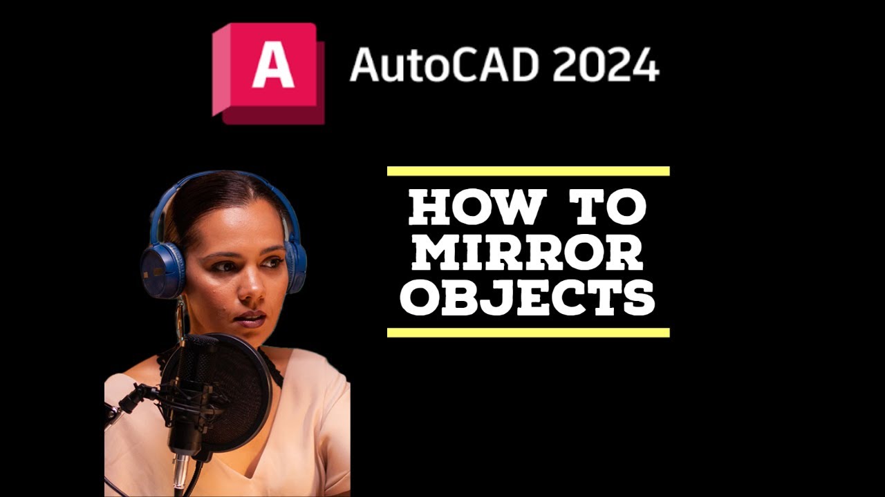 Mirror objects - AutoCAD 2024 - YouTube