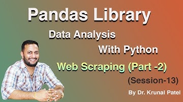 Pandas Tutorial (Session 13) - Web Scraping Part-2 - Fetching Real Time Covid-19 Data from Wikipedia