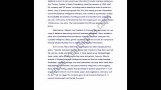 Case Study - Staples Business Intelligence System (#in)