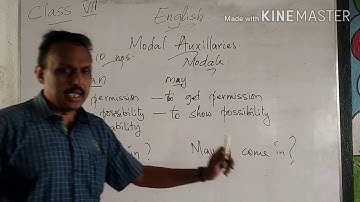 Class - 7 , English Grammar ( Modal Auxiliaries )