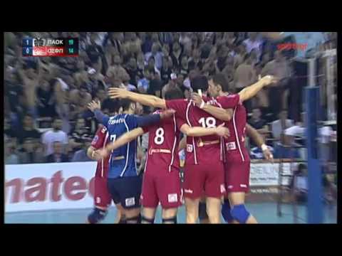3ος τελικός ΠΑΟΚ - Ολυμπιακός 3-0 (HL) 2014-15