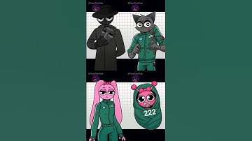Sprunki x Squid game compilation #squidgame #sprunki
