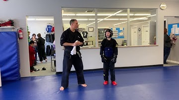 Sparring Reverse Punch Drill