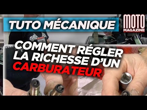 Vidéo: Comment régler les vis du carburateur ?