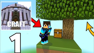 Minicraft - Skyblock survival gameplay walkthrough part 1 | Mizna minicraft survival series