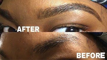 QUICK AND EASY EYEBROW TUTORIAL| USING $1 BROW PENCIL