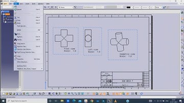 CATIA V5 CV Joint Exercise: Step-by-Step Drafting Tutorial"@Free_cad_tutorial #catiav5