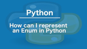 How to represent an Enum in Python