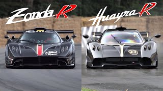 Pagani Zonda R vs Huayra R V12 Sound Comparison | Which one has the best sound?!