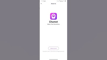 How to delete Chamet account | Chamet account delete || #chamet