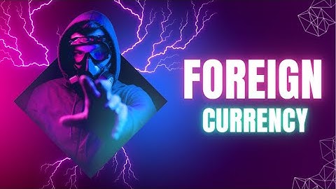 FR: Chapter 9: Foreign Currency & IAS 21