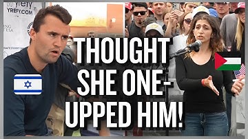 Pro-Palestinian Student ACTUALLY Thought She’d Outsmarted Charlie Kirk, Until He Said This.