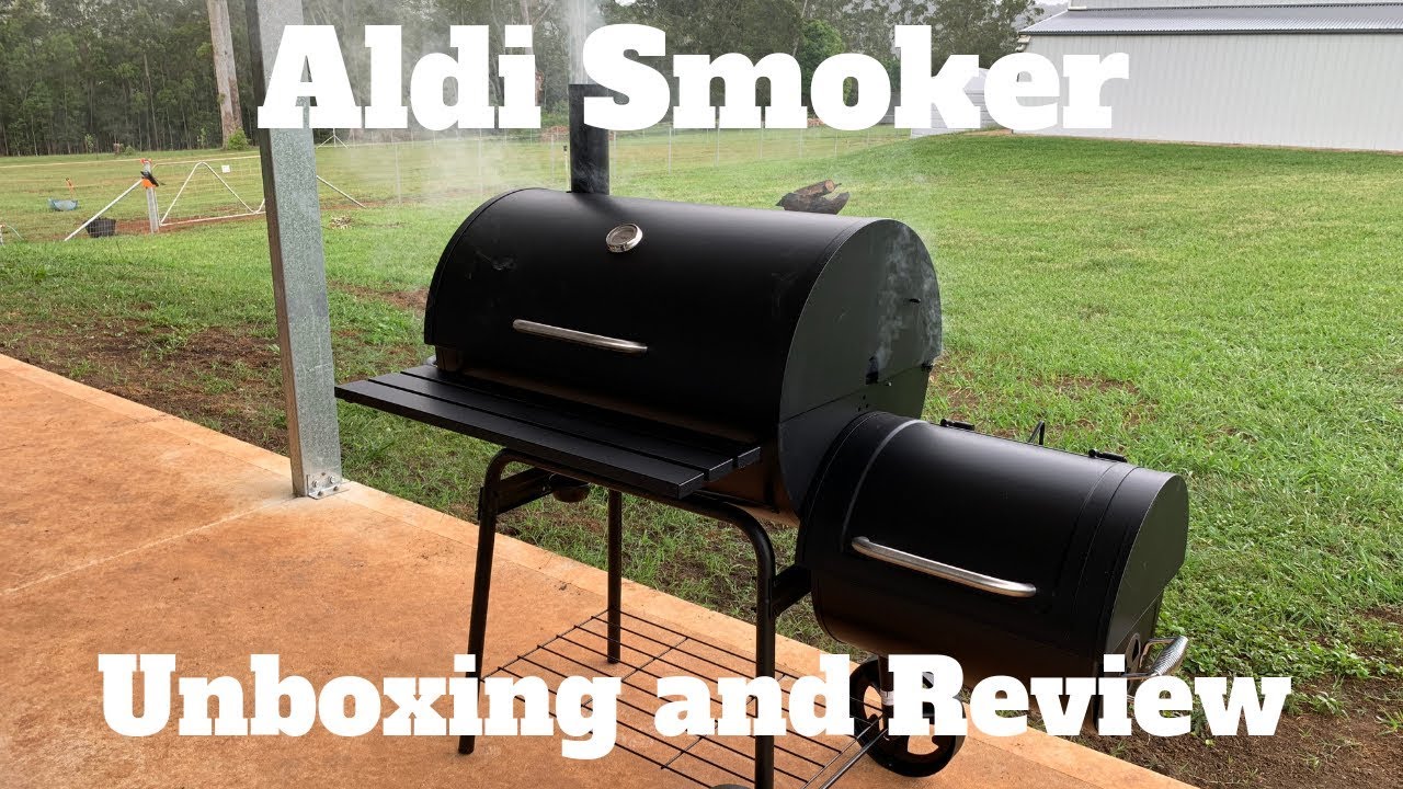 Aldi Offset Smoker Build Smoker Assembly And Review Youtube