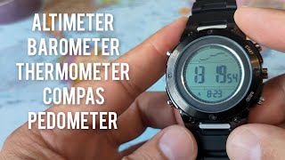 картинка: Sanda 5107. Часы которые пытаются походить на Pro Trek.