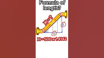 Formula pipe length. #piping #shorts