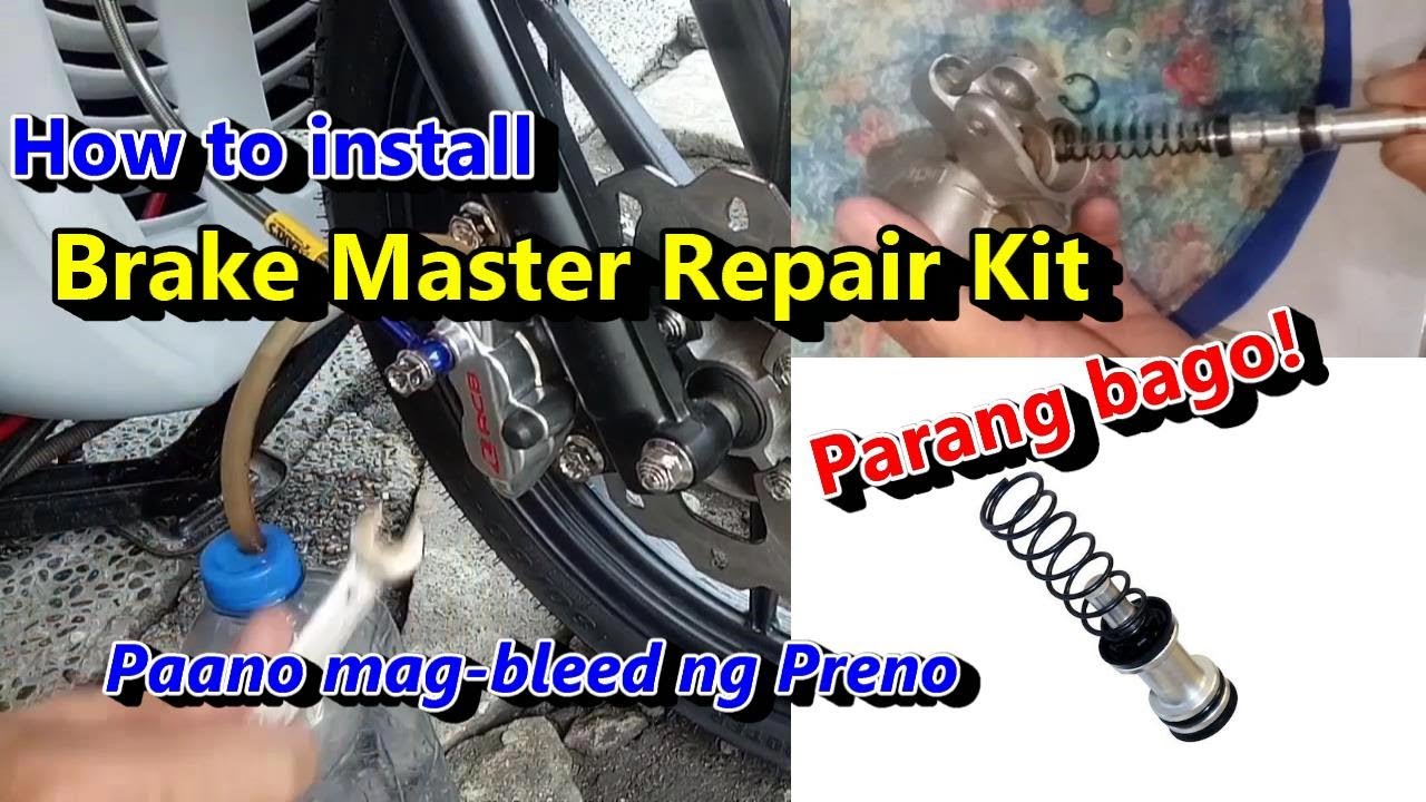 How to Repair Brake Master and Bleed Brake System YouTube
