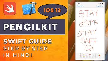 Swift Tutorial 2020: Drawing with PencilKit | PKCanvasView in iOS 13 | Swift 5 | Xcode 11 (Hindi).