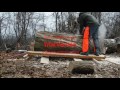 Milling big logs, freehand