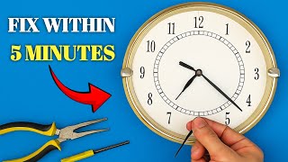 How to Repair Wall Clock at Home Within 5 Minutes | Ajanta Wall Clock Repair (Dead Problem Fixed)