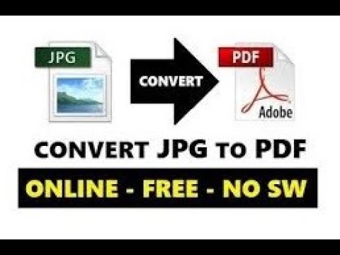 How To Convert JPG To PDF Online All Windows - YouTube