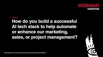 Marstudio Webinar Q&A | AI Tech Stack