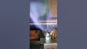 Square thread cutting on lathe machine #procces #square #shorts