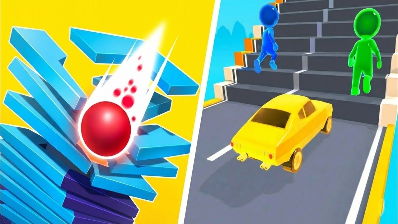 Stack Ball VS Shape Shifting - Epic Gameplay Walkthrough (Android & iOS) New Gameplay Part 1
