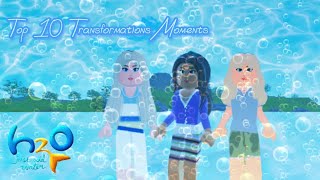 H2O: just add water “Top 10 Transformation Moments” Roblox edition 💦 #roblox #h2ojustaddwater #💦