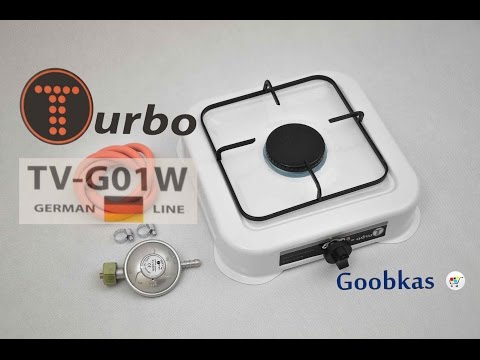 Настільна газова плита Turbo TV-G01W, видео 1