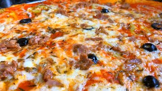 بيتزا المحلات/ بيتزا تونة / بيتزا جبن / Pizza au fromage, Pizza au thon, Cheese Pizza, Tuna Pizza