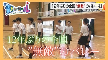 【#青春にエール2025】12年ぶりの全中出場　目指すは「無敵」　～松山市立鴨川中学校男子バレーボール部