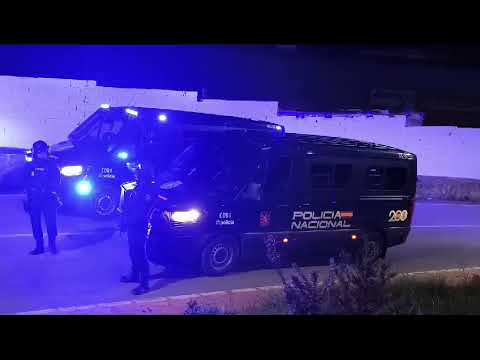 Cinco detenidos y 500 kilos de hachís incautados por la Policía Nacional en garajes junto al Tarajal