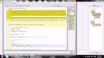 Mr Joyce - Scrolling World in Greenfoot
