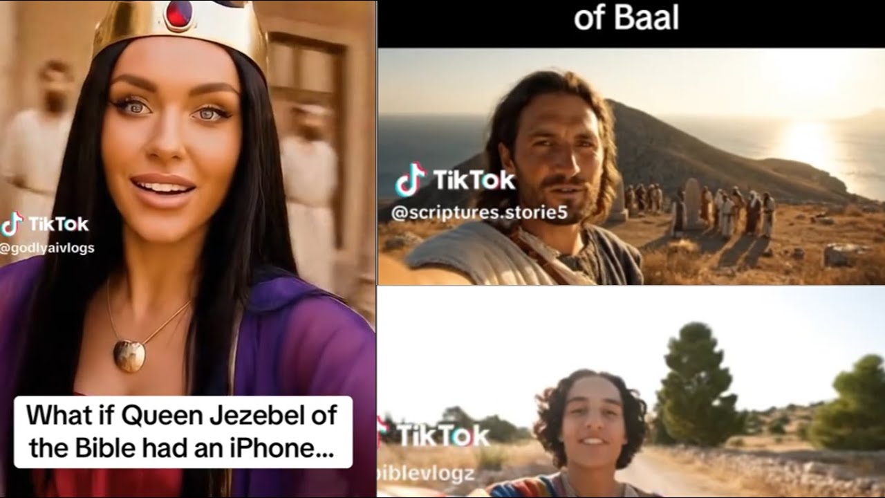 the BEST of if BIBLE CHARACTERS had iphones/  tiktok compilation