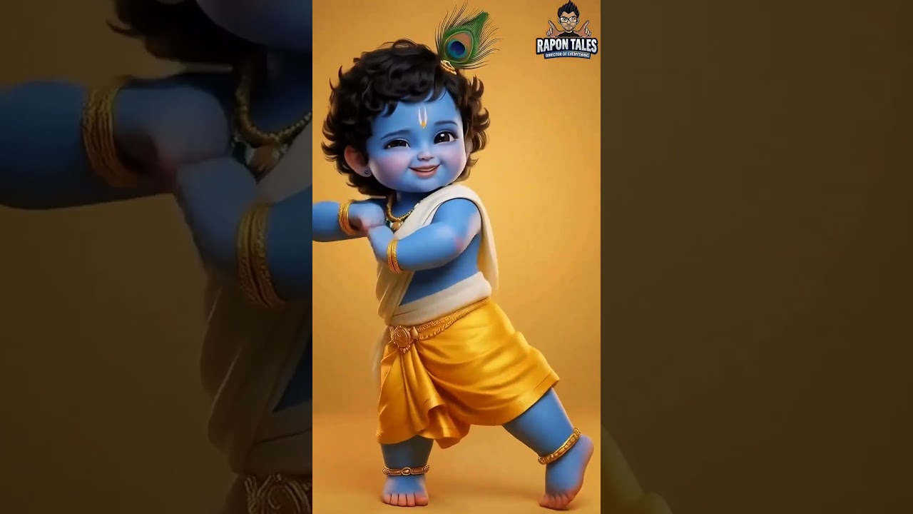 Baby krishna dance 🙏😊 | RaponTales 