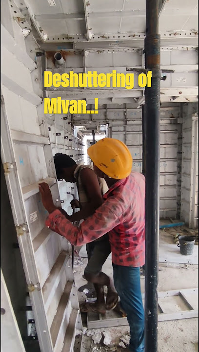 How to deshuttering mivan panels #shorts​ #viralvideo​ #trending​ #mivan#construction #satisfying