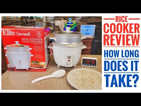 Elite Gourmet Rice Cooker With Steamer Attachment- Opened/Never