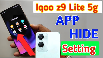 How to hide apps in Iqoo z9 lite 5g / Iqoo z9 lite 5g app hide / app hide setting
