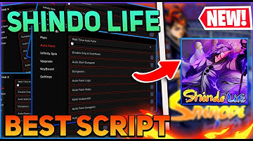 Shindo Life Script GUI / Hack (Auto Farm,Inf Spins ,Scroll Farm, And More) *PASTEBIN 2024*