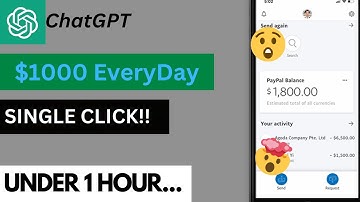 How to make $1000 Dollars with ChatGPT!!!!