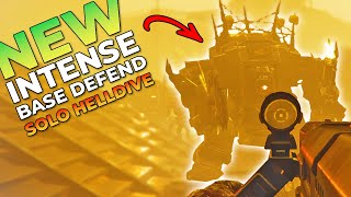 Helldivers 2 - New Base Defending Automaton Mission Is WILD! (Solo, Helldive Difficulty)