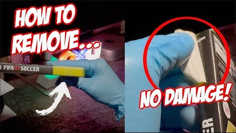 HOW TO REMOVE STICKERS & CLEAN GAME CASES TUTORIAL