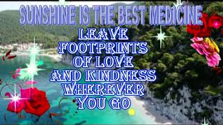 Morning sunshine status | sunshine is the best medicine | sky above | sand below | peace within screenshot 5