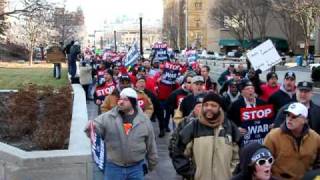 Teamsters show up to protest Senate Bill 5